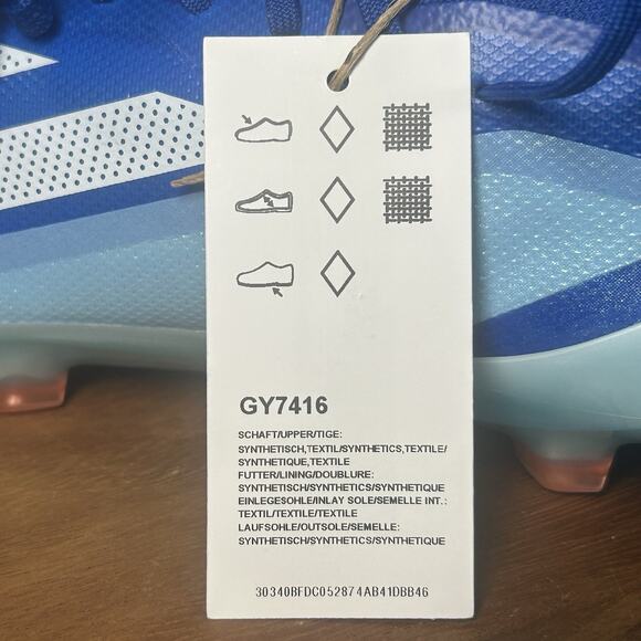 Adidas X Crazyfast.1 FG Soccer Cleats Marine Rush Pack GY7416 Men’s Size 11.5 - Picture 10 of 10